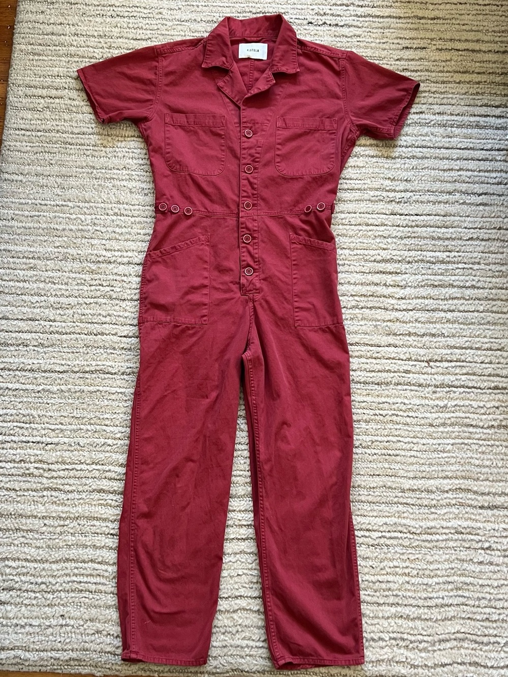 Pistola Grover Jumpsuit Rouge Red M - Picture 4 of 11